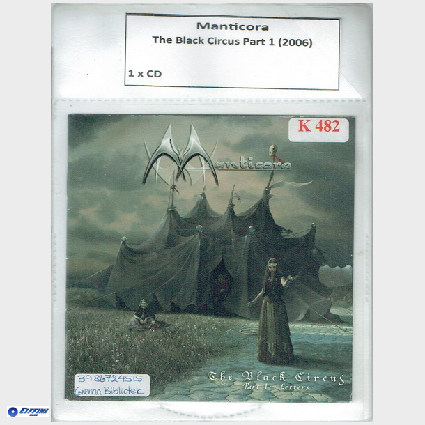 Manticora - Black Circus (Part One) (2006) (Bib CD)
