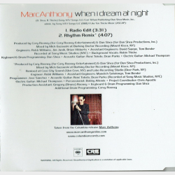 Marc Anthony - When I Dream At Night (2000)