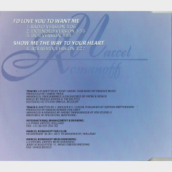 Marcel Romanoff - I'd Love You To Want Me (1997)