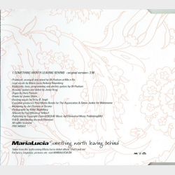 Maria Lucia - Something Worth Leaving Behind (2004)