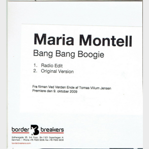 Maria Montell - Bang Bang Boogie (2009) (Promo)
