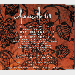 Maria Montell - Det Med Ord (1994)