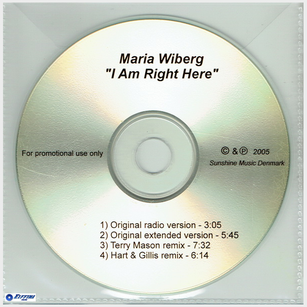 Maria Wiberg - I Am Right Here (2005) (Promo)