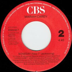 Mariah Carey - Someday (New 7'' Straight) (1990) (Etiket)