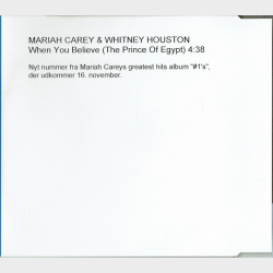 Mariah Carey &amp; Whitney Houston - When You Believe (The Prince Of Egypt) (Music P� Vej) (1998)