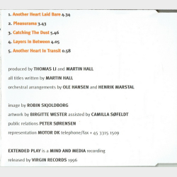 Martin Hall - Extended Play (1996)