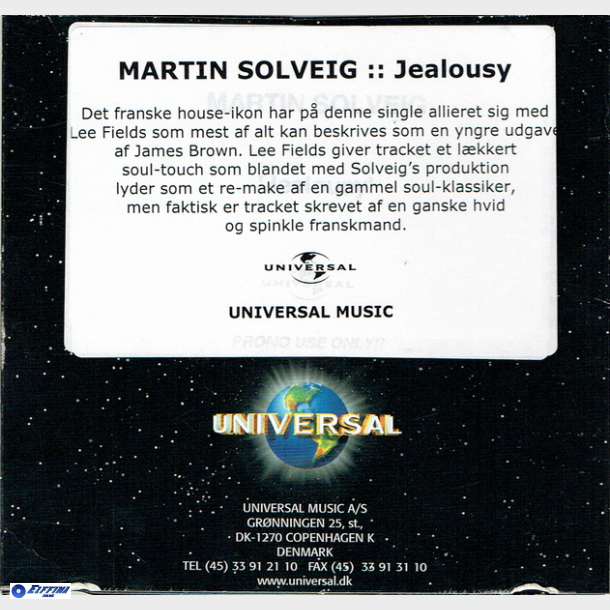 Martin Solveig - Jealousy (2006) (Promo)