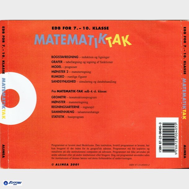 Matematik Tak EDB For7-10 Klasse (PC)