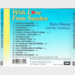 Mats Olsson &amp; His Orchestra - With Love From Sweden (1997)