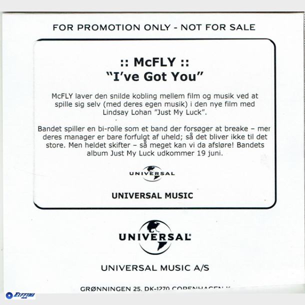 McFly - I've Got You (2005) (Promo)