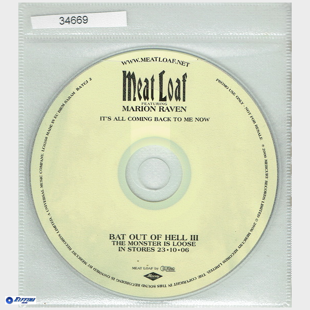 Meat Loaf ft. Marion Raven - It's All Coming Back To Me Now (2006) (Promo)