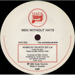 Men Without Hats - Where Do The Boys Go (1984)