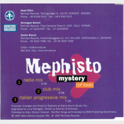 Mephisto - Mystery (Of Love) (1997)