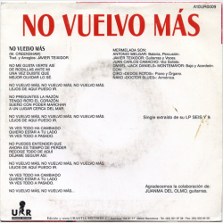 Mermelada - No Vuelvo Mas (1990)