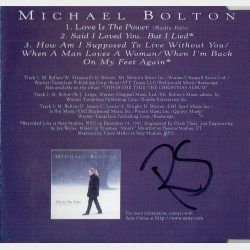 Michael Bolton - Love Is The Power (1996)