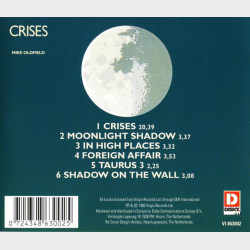 Mike Oldfield - Crises (VI 863002) (1983)