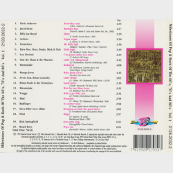 Milestones Of Pop &amp; Rock Of The 60s, 70s And 80s Vol. 1 (1995)