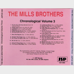 Mills Brothers - Chronological Volume 3 (1988)