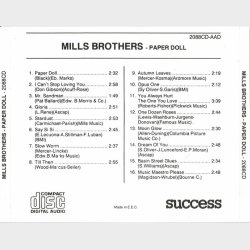 Mills Brothers, The - Paper Doll (Success 2088CD)