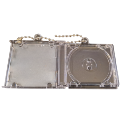 Mini CD Case N�glering m. K�de