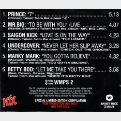 Mix Promo Compilation CD (1992)