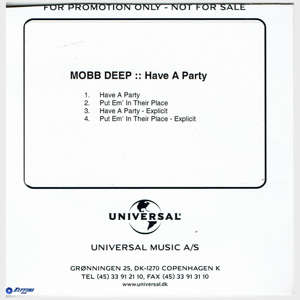 Mobb Deep - Have A Party (2005) (Promo)
