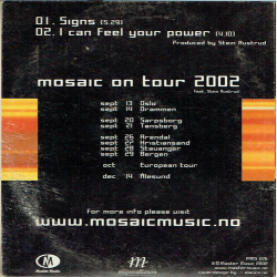 Mosaic - Signs (On Tour 2002) (2002) (Promo)
