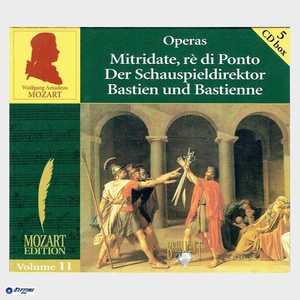 Mozart Edition Vol 11 - Operas Mitridate Re Di Ponto (5xCD)