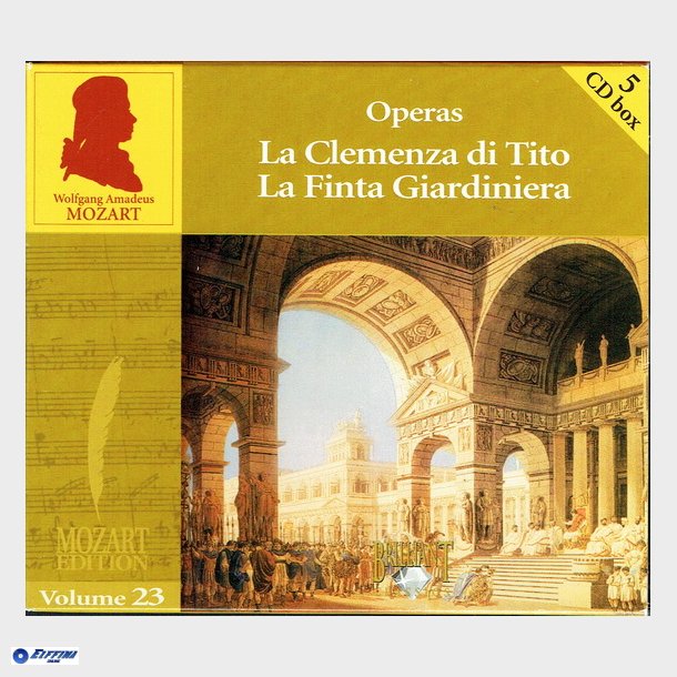 Mozart Edition Vol 23 - Operas La Clemenza Di Tito (5xCD)