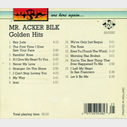Mr. Acker Bilk - Golden Hits