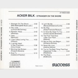 Mr. Acker Bilk - Stranger On The Shore (1989) (Success 2116CD)