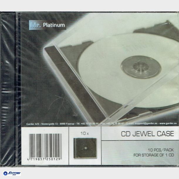 Mr. Platinum CD Jewel Case 10 Pack