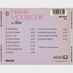 Nana Mouskouri - Alone (1986)