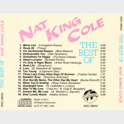 Nat King Cole - The Best Of Nat King Cole (1987)