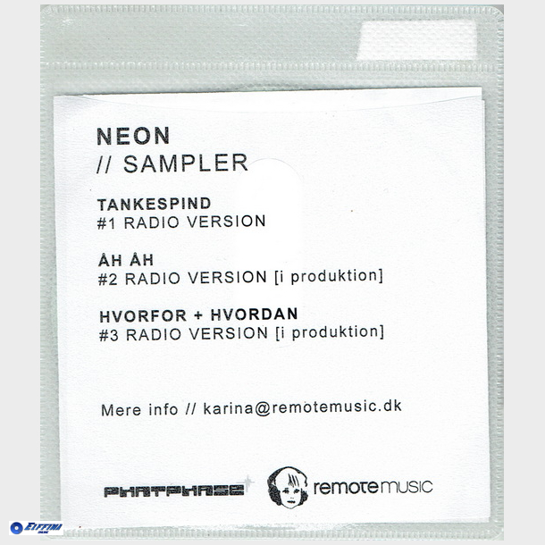 Neon - Tankespind (Sampler) (Promo)