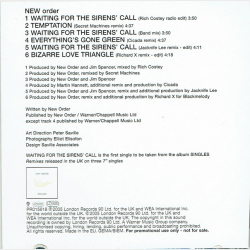 New Order - Waiting For The Sirens Call (2005) (Promo)