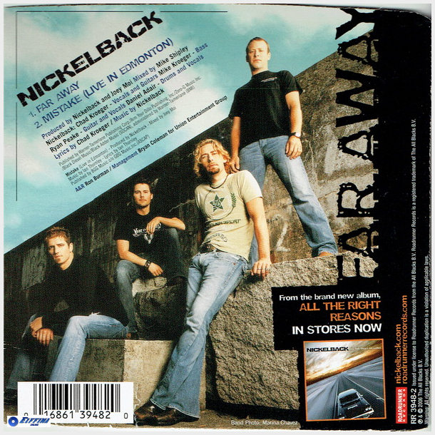 Nickelback - Far Away (2006) (2 Track)