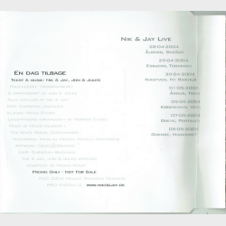 Nik &amp; Jay - En Dag Tilbage (Live) (2004) (Promo)
