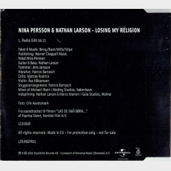 Nina Persson &amp; Nathan Larson - Loosing My Religion (2004) (Promo)