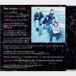 Nixons, The - Sister (1996)