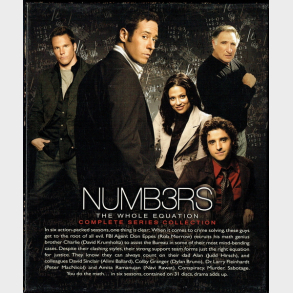 Numb3rs The Whole Equation Complete Series Collection (31 Disc)