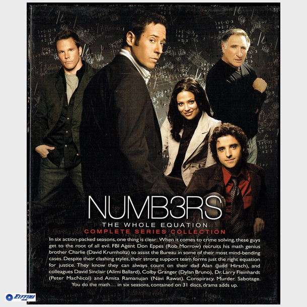 Numb3rs The Whole Equation Complete Series Collection (31 Disc)