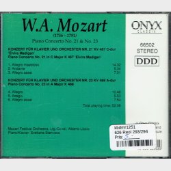 ONYX (66502) - Mozart - Piano Concerto No. 21 &amp; No. 23 (1994)
