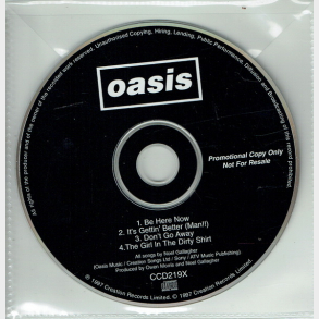 Oasis - Be Here Now (1997) (Promo)