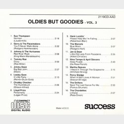 Oldies But Goodies Vol 3 (Success 2119CD)