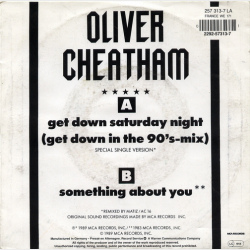 Oliver Cheatman - Get Down Saturday Night (Get Down In The 90's Mix) (1989)