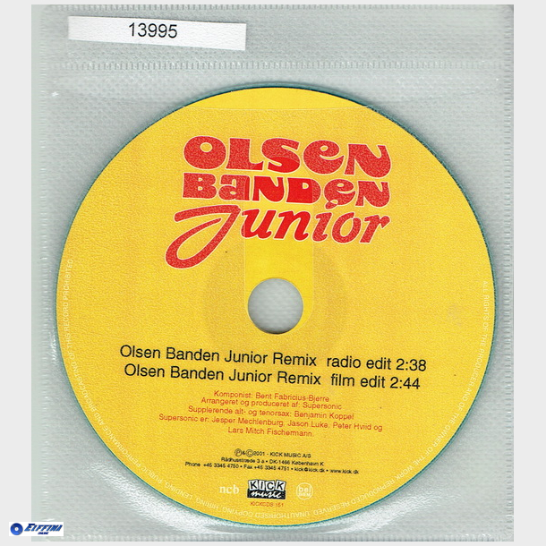 Olsen Banden Junior - Olsen Banden Junior Remix (2001)