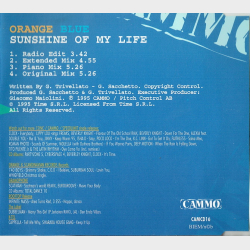 Orange Blue - Sunshine Of My Life (1995)