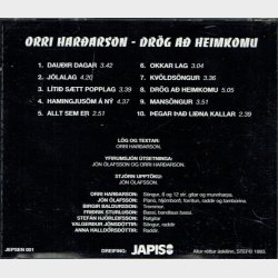Orri Hardarson - Drog Ah Heimkomu