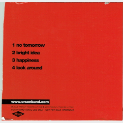 Orson - 4 Track Radio Sampler (2005) (Promo)